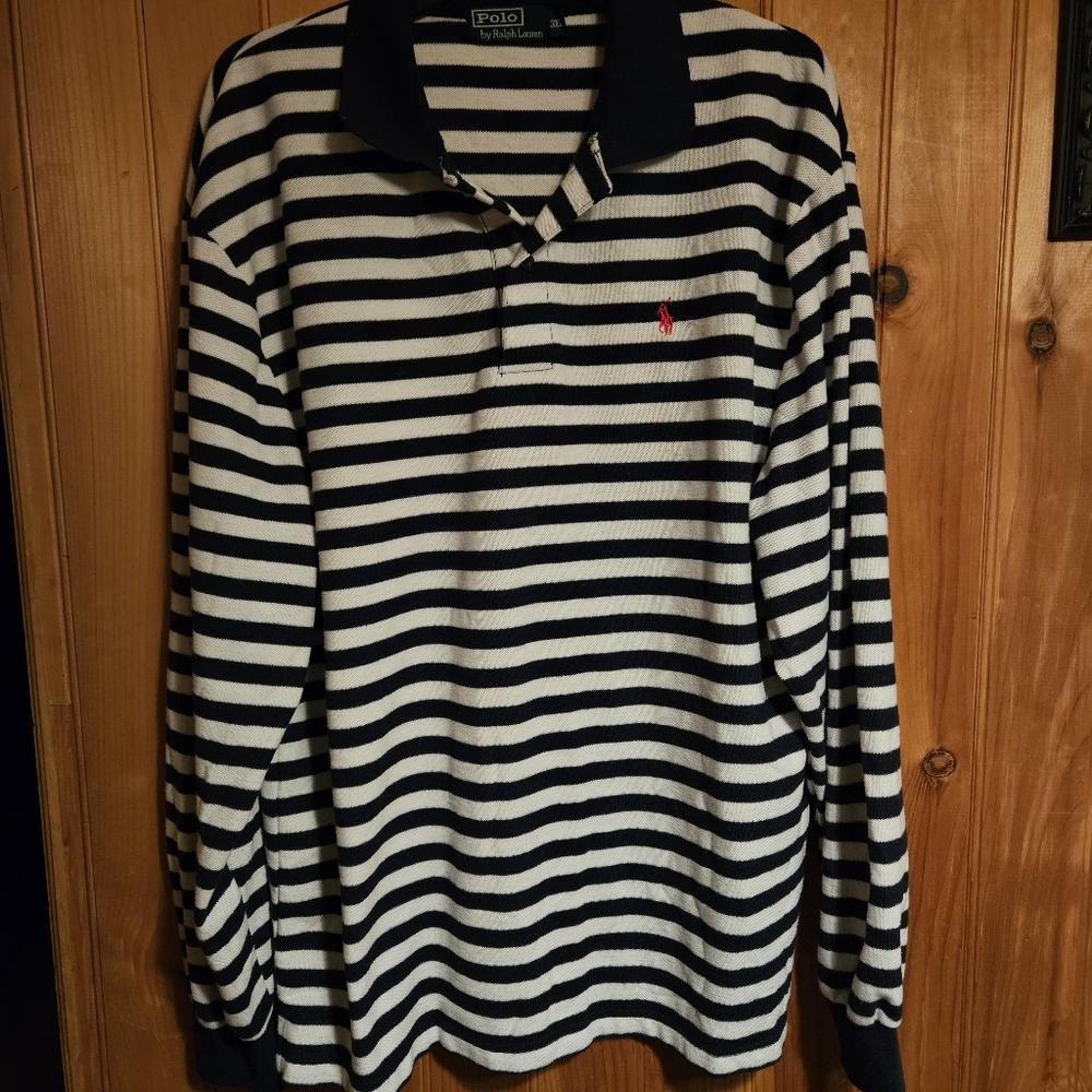 Mens Ralph Lauren 3XL Long Sleeve Polo